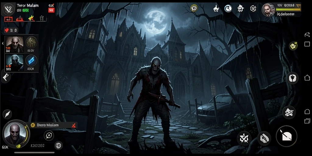 Gameplay menakutkan di dunia kegelapan 66K.