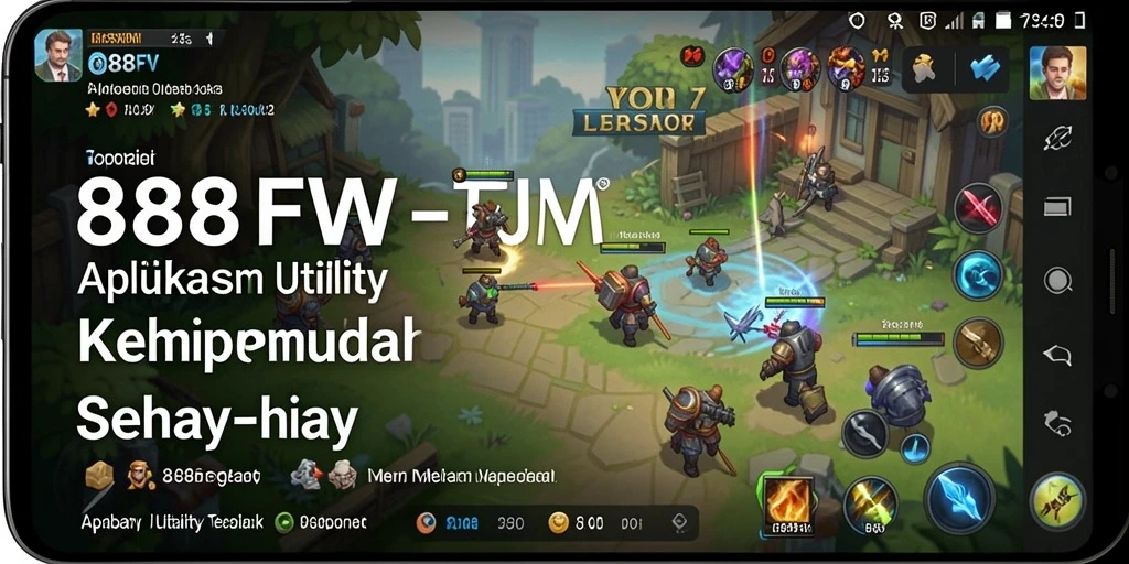 Tampilan antarmuka dan fitur utama dari 888FW yang intuitif.