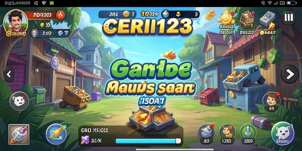Tampilan gameplay CERI123 yang menawan dan menyenangkan.