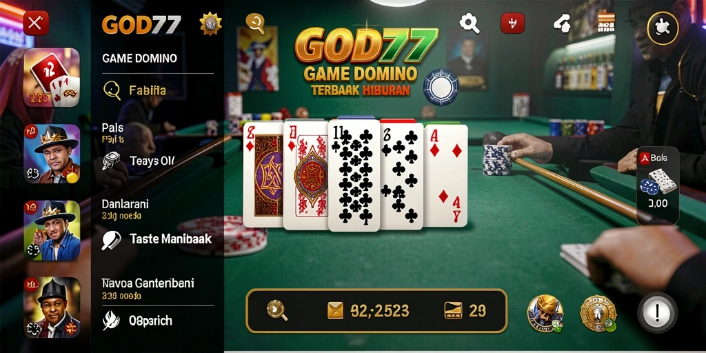 Screenshot gameplay Domino yang menarik dan penuh strategi.