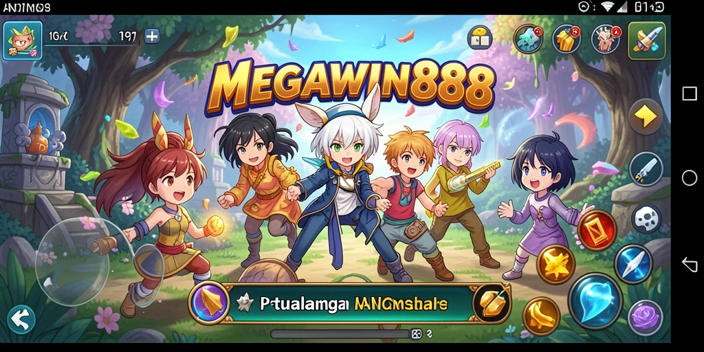 Gambaran gameplay MEGAWIN888 yang menarik dan penuh warna.