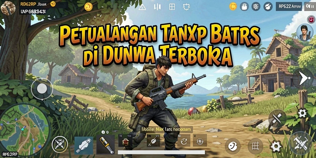 Tampilan gameplay luar biasa dari RP62RP di dunia terbuka.