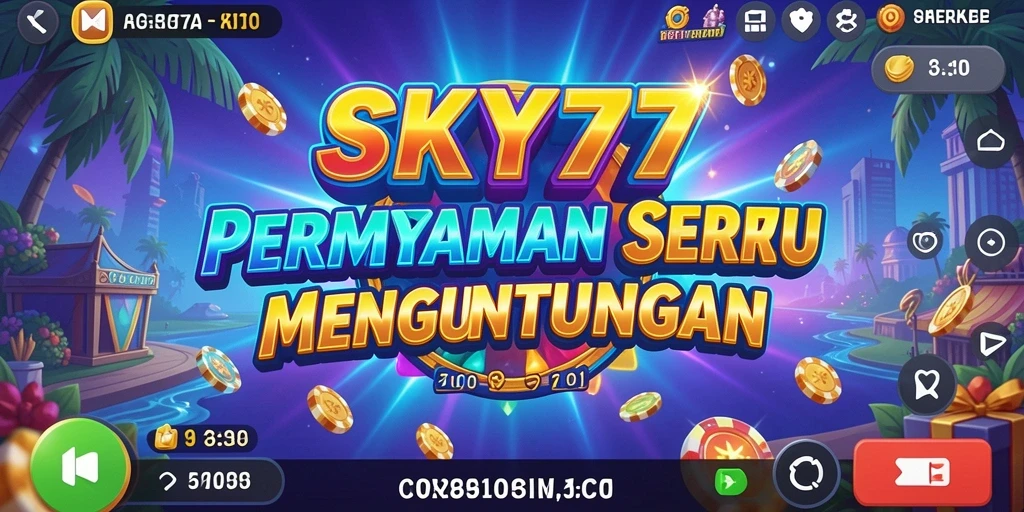Tampilan menarik dari gameplay Slot di SKY77.
