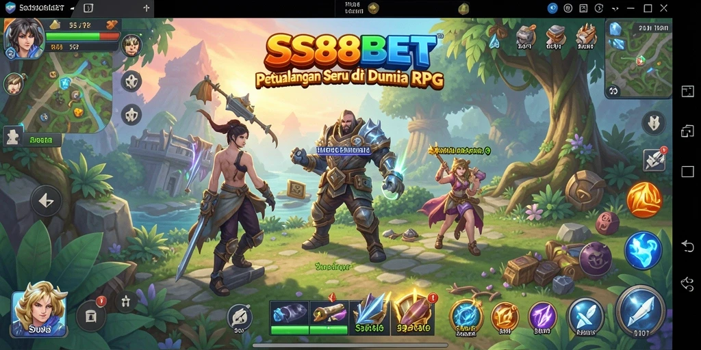 Gameplay RPG SS88BET dengan pertarungan yang mendebarkan dan grafik yang menawan.