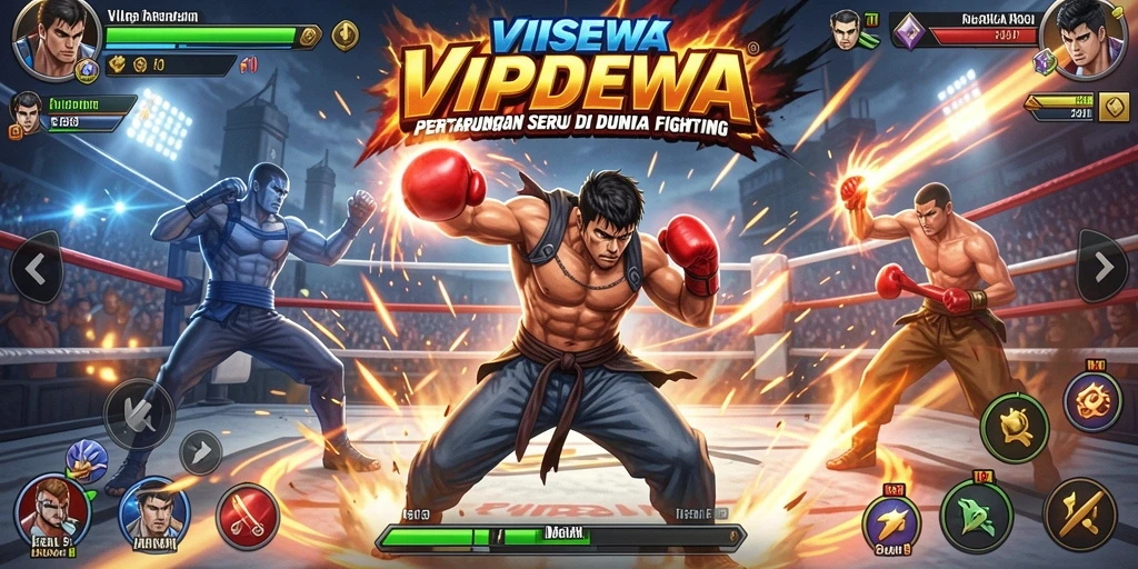 Tangkapan layar gameplay seru di VIPDEWA menampilkan aksi pertarungan yang intens.