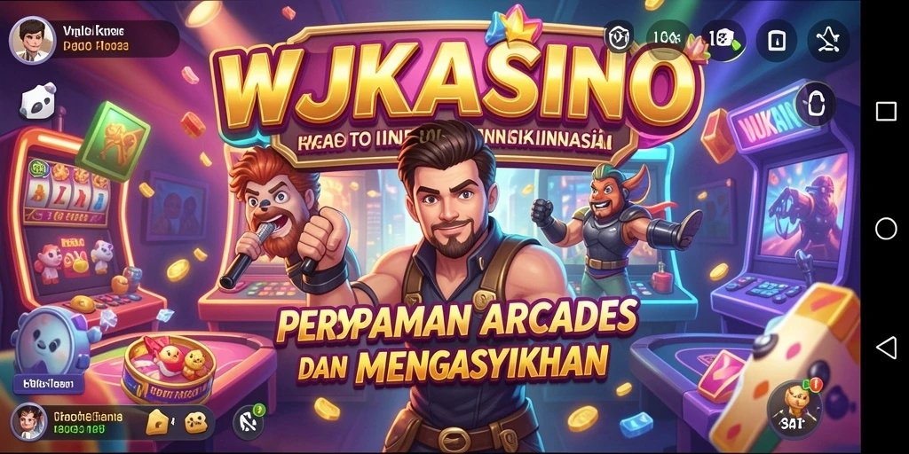 Screenshot utama gameplay WJKASINO yang menunjukkan aksi seru.